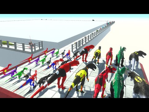 Color Carnivore Dinosaurs VS ALL Units Championship – Animal Revolt Battle Simulator