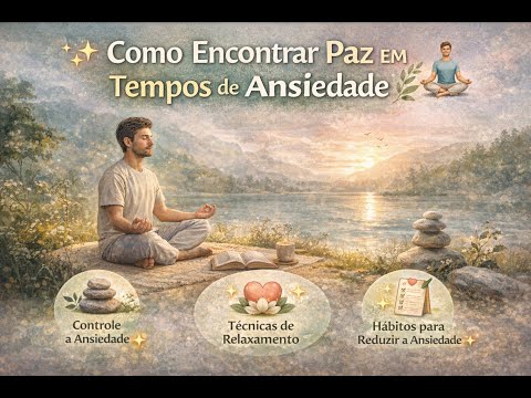 🧠Controle a Ansiedade e Viva com Mais Leveza 🌊💙Técnicas Simples para Aliviar a Ansiedade e Relaxar🌿✨