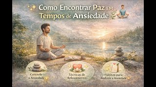 🧠Controle a Ansiedade e Viva com Mais Leveza 🌊💙Técnicas Simples para Aliviar a Ansiedade e Relaxar🌿✨