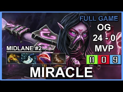 OG Miracle Templar Assassin vs MVP Manila Major Full Game