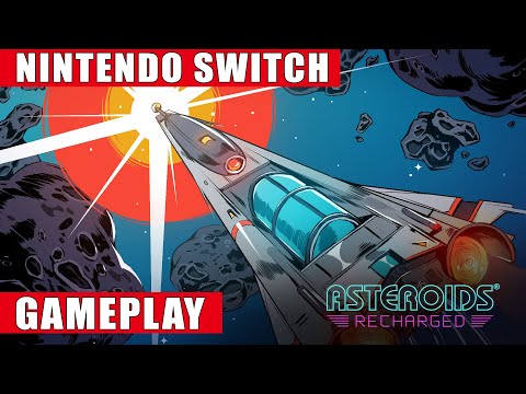 Asteroids: Recharged Nintendo Switch Gameplay