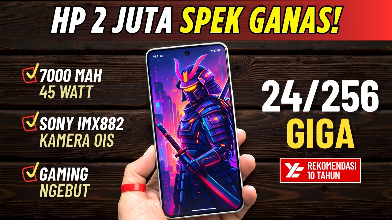 5 Rekomendasi HP 2 JUTAAN TERBAIK [2 - 2,5 JUTA] Februari 2026