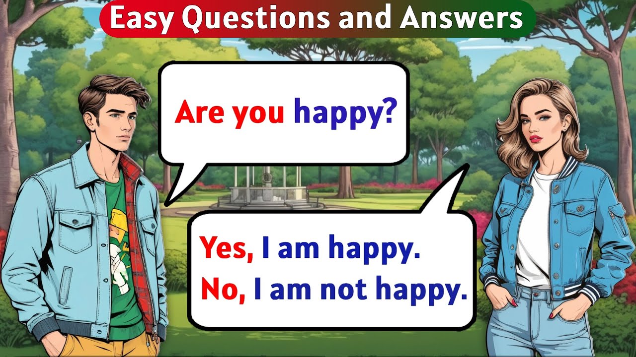 English Conversation Practice | Questions and Answers | Learn English for Beginner