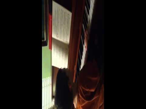 Elijah playing Ode to Joy