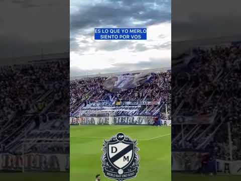 "Miren que loca está tu hinchada... Club Social Deportivo Merlo ⚪" Barra: La Banda del Parque &bull; Club: Deportivo Merlo &bull; País: Argentina