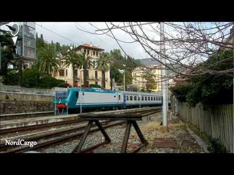 E464.625 + E464.632 in corsa prova tra Ventimiglia e Vado Ligure