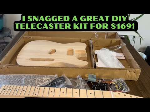 DIY Telecaster Kit Unboxing - From Bargain Musician On eBay