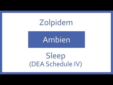 Zolpidem Pronunciation - Generic Name, Brand Name, Indication (Top 200 Drugs) PTCB NCLEX NAPLEX Test