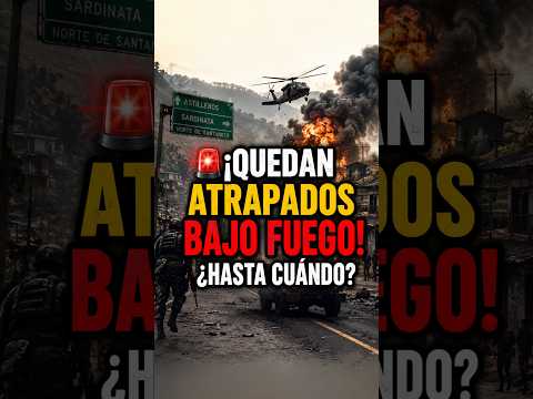 🚨¡QUEDAN ATRAPADOS BAJO FUEGO! ¿HASTA CUÁNDO?