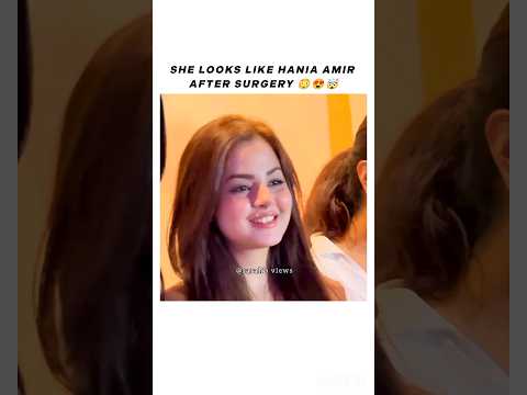 Komal meer Looks like Hania amir after surgery😳😍❤️🔥#komalmeer #haniaaamir #pakistanidrama