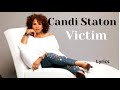 Candi Staton, Victim  -Lyrics