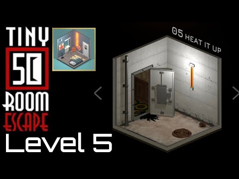 50 tiny room escape level 5 walkthrough ( heat it up )