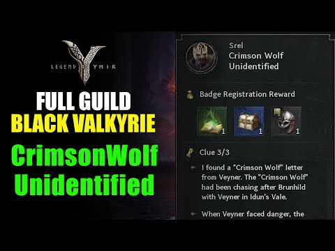 Legend of Ymir: Black Valkyrie Guide – Crimson Wolf Unidentified !