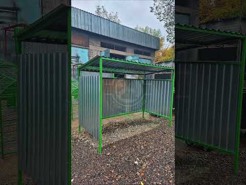 Площадка для контейнеров ТБО крытая (длина 4,5м) - фото 2 - id-p14024528