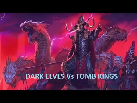 Eve of War Battle Report WFB 6th Edition Dark Elves Vs Tomb Kings #68