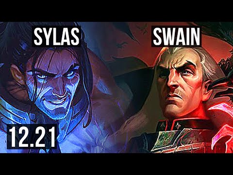 SYLAS vs SWAIN (MID) | 19/1/10, Legendary, 400+ games | KR Master | 12.21