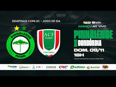 PINHALENSE FUTSAL x CONCÓRDIA FUTSAL - Semifinais Copa Santa Catarina 2025 (Jogo de ida)
