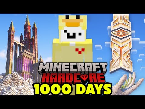 I Survived 1000 DAYS in Hardcore Minecraft [Full Movie]