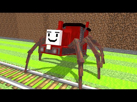 TinyCraft - All Episodes About Choo Choo Charles Revenges - Minecraft Animation