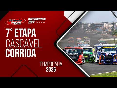 FÓRMULA TRUCK 7º ETAPA | CASCAVEL - CORRIDA  | 2026 AO VIVO | GT