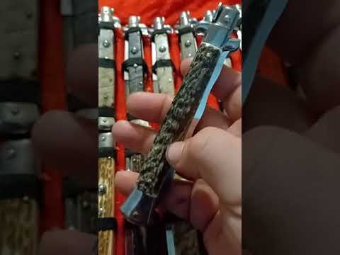 11" Kriss Blade Frank Beltrame Stilleto  Stag.