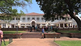 Victoria Falls hotel and traditional Zimbabwe lunch
