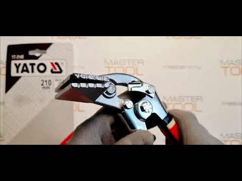 Щипцы YATO для формирования профилей 210 мм, 80x35 мм (YT-5140) Щипцы YATO для формирования профилей 210 мм, 80x35 мм (YT-5140)
