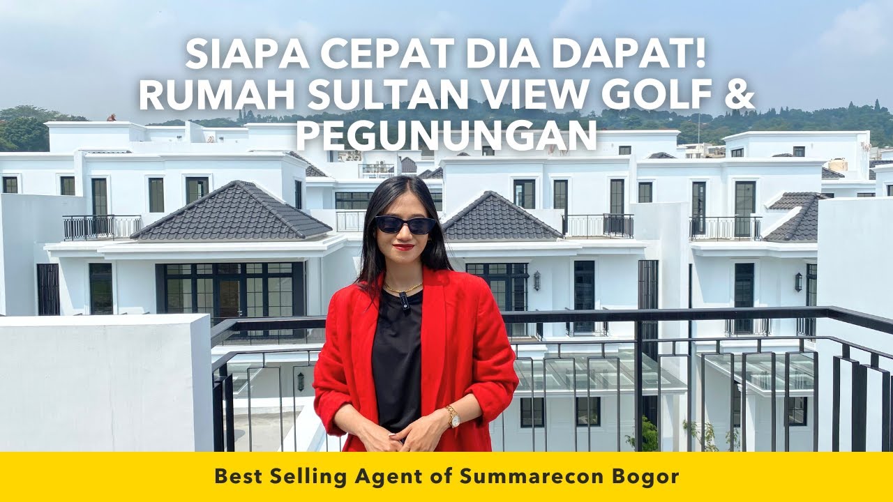 Rosewood Golf Residence Summarecon Bogor View Mountain and Golf Course
