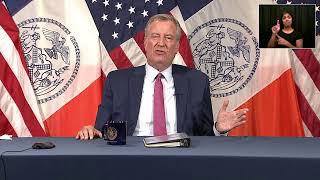 Mayor de Blasio Hosts Media Availability video