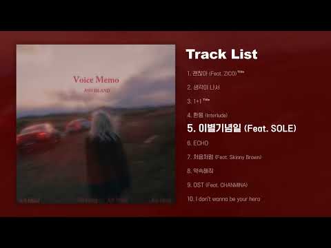 [Full Album] 애쉬 아일랜드 (ASH ISLAND) - Voice Memo