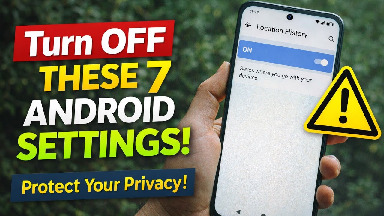 Turn OFF These 7 Android Settings Right Now (Protect Your Privacy!)