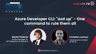 Azure User Group Sweden: Azure Developer CLI: "azd up" - One Command to Rule Them All
