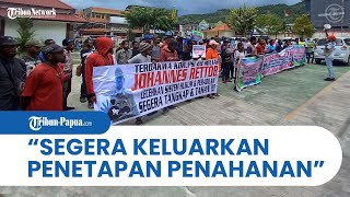 BEM Uncen dan Ormas Minta Plt Bupati Mimika Johannes Rettob Ditahan