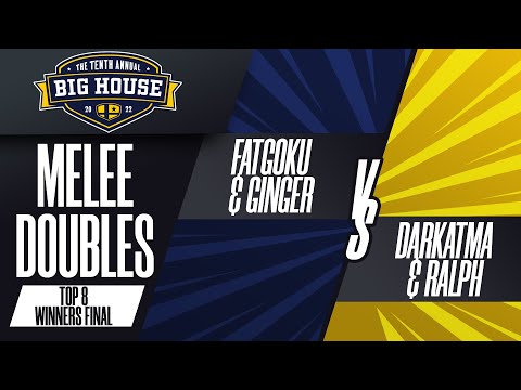 FatGoku/Ginger vs Darkatma/Ralph - Melee Doubles: Top 8 Winners Final - The Big House 10