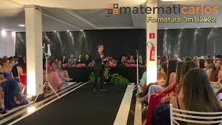 Discurso de Paraninfo da turma 3m1 / 2022 da Escola Prof. José Veiga da Silva - E18011