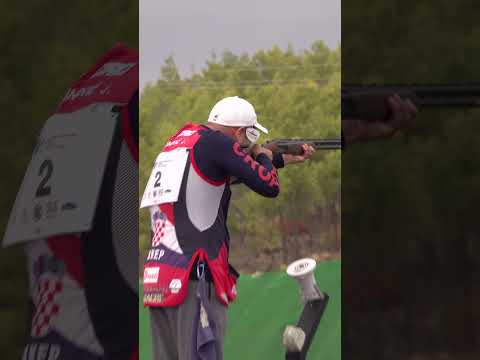 Trap gold for Glasnovic at the World Championships 🇭🇷🥇 #ISSF #ShootingSports