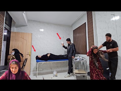 Ayas took his wife Maryam to the doctor to check on the condition of the twins (Kohrig family).