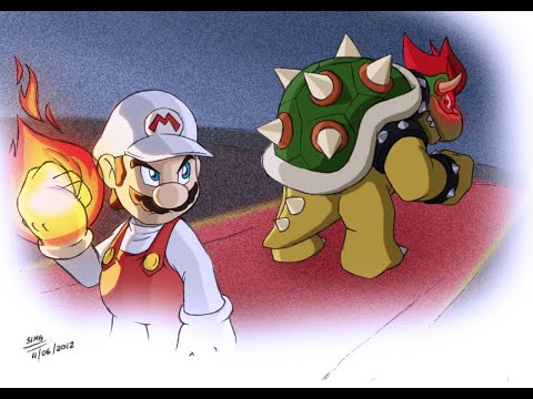 super mario bros z mario vs bowser AMV