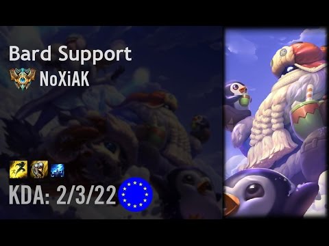 Bard Support vs Sona - NoXiAK - EUW Challenger Patch 6.10