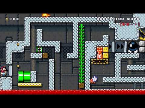 Super Mario Maker Showcase 11-3: Four Rooms