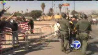 Neo Nazi Beat up by Brown Berets