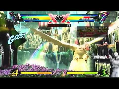 Ultimate Marvel VS Capcom 3 Nemesis Combos and Resets