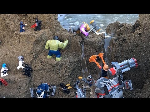 Lego Dam Breach #7 The Avengers Endgame Stop Motion