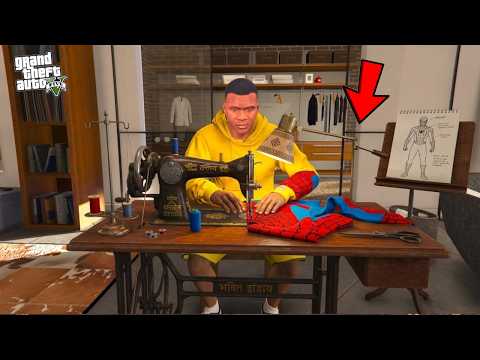 Franklin Created Spiderman Suit To Become Spiderman in GTA 5 !