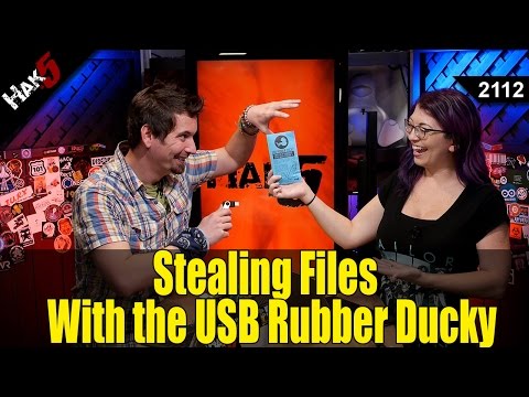 Stealing Files with the USB Rubber Ducky - Hak5 2112