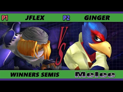 S@X 404 Online Winners Semis - Ginger (Falco) Vs. Jflex (Sheik) Smash Melee - SSBM