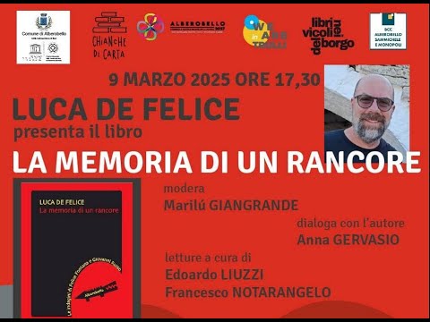𝓛𝓪 𝓶𝓮𝓶𝓸𝓻𝓲𝓪 𝓭𝓲 𝓾𝓷 𝓻𝓪𝓷𝓬𝓸𝓻𝓮  di Luca DE FELICE  09/03/2024