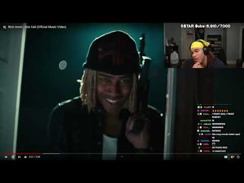 Plaqueboymax Reacts to Rich Amiri - One Call (Official Music Video)