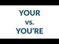 25-Second Grammar: Your vs. You're