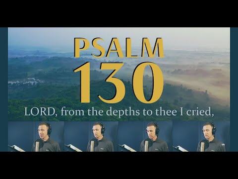 Psalm 130 | a cappella & lyrics | Tune - Martyrdom